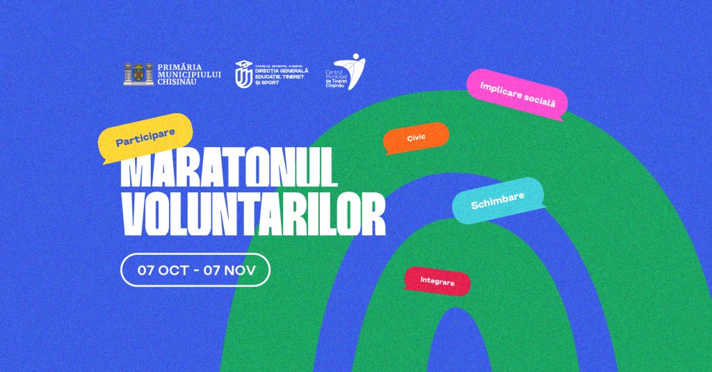 Lansarea Maratonului Voluntarilor – Săptămâna Voluntariatului la Chișinău