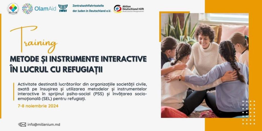 Training „Metode și instrumente interactive în lucrul cu refugiații”