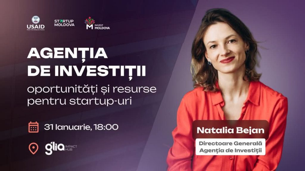 Workshop with Natalia Bejan: Discover the Opportunities for Moldovan Startups   