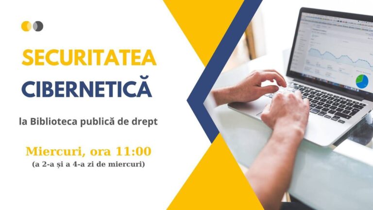 Curs de Securitate Cibernetică la Biblioteca Publică de Drep