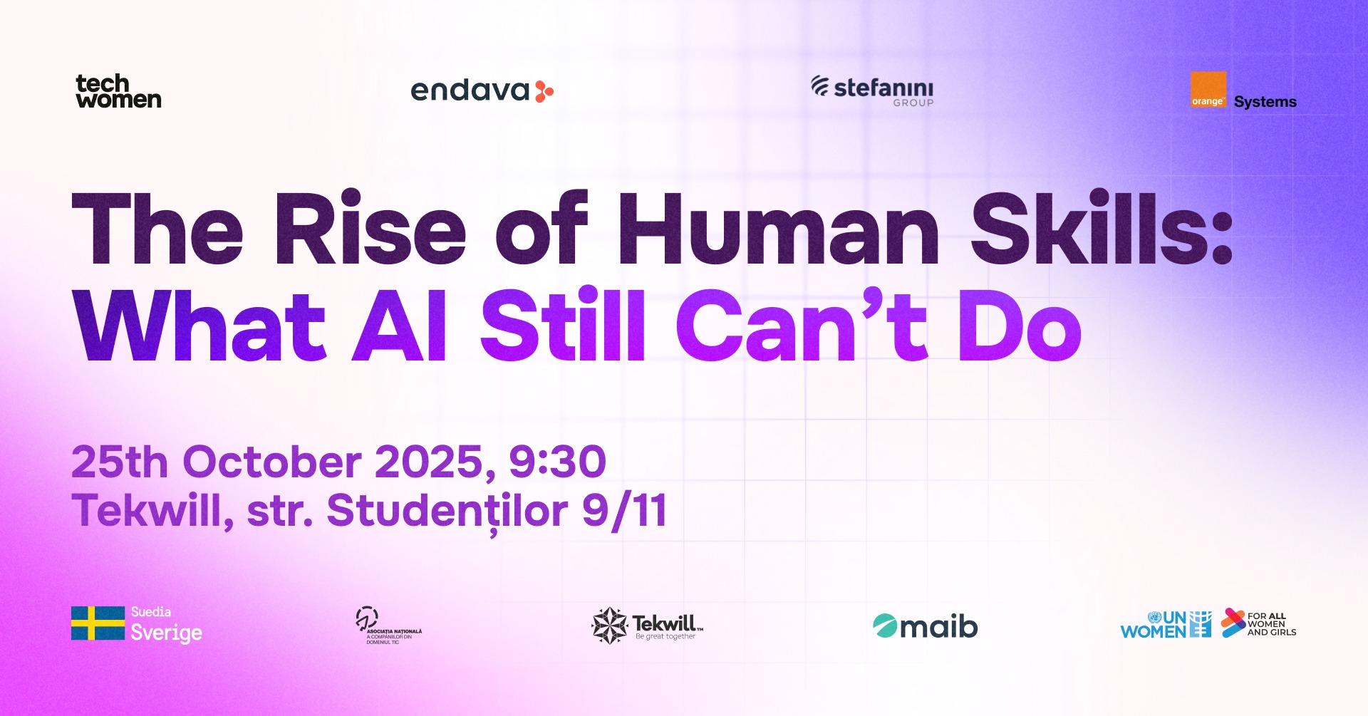 Tech Women Summit 2025 - about human skills in the age of artificial ...