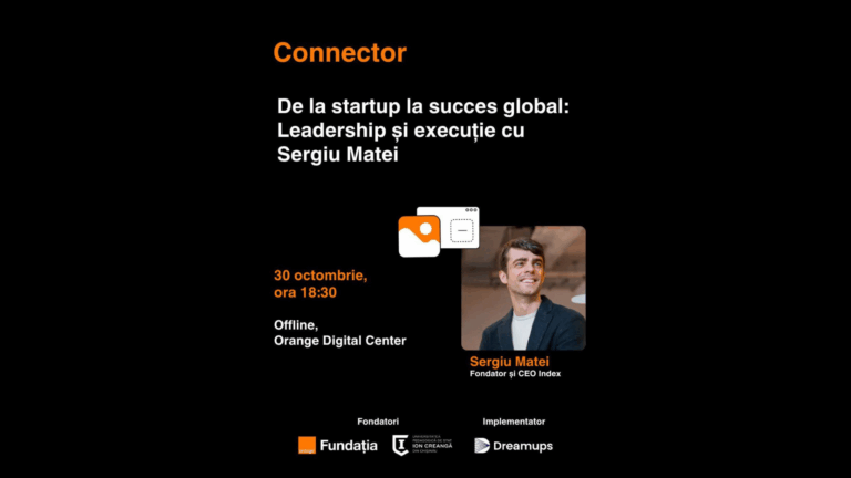 Sergiu Matei revine la Chișinău: un talk despre leadership, cultură și cum construiești o companie globală