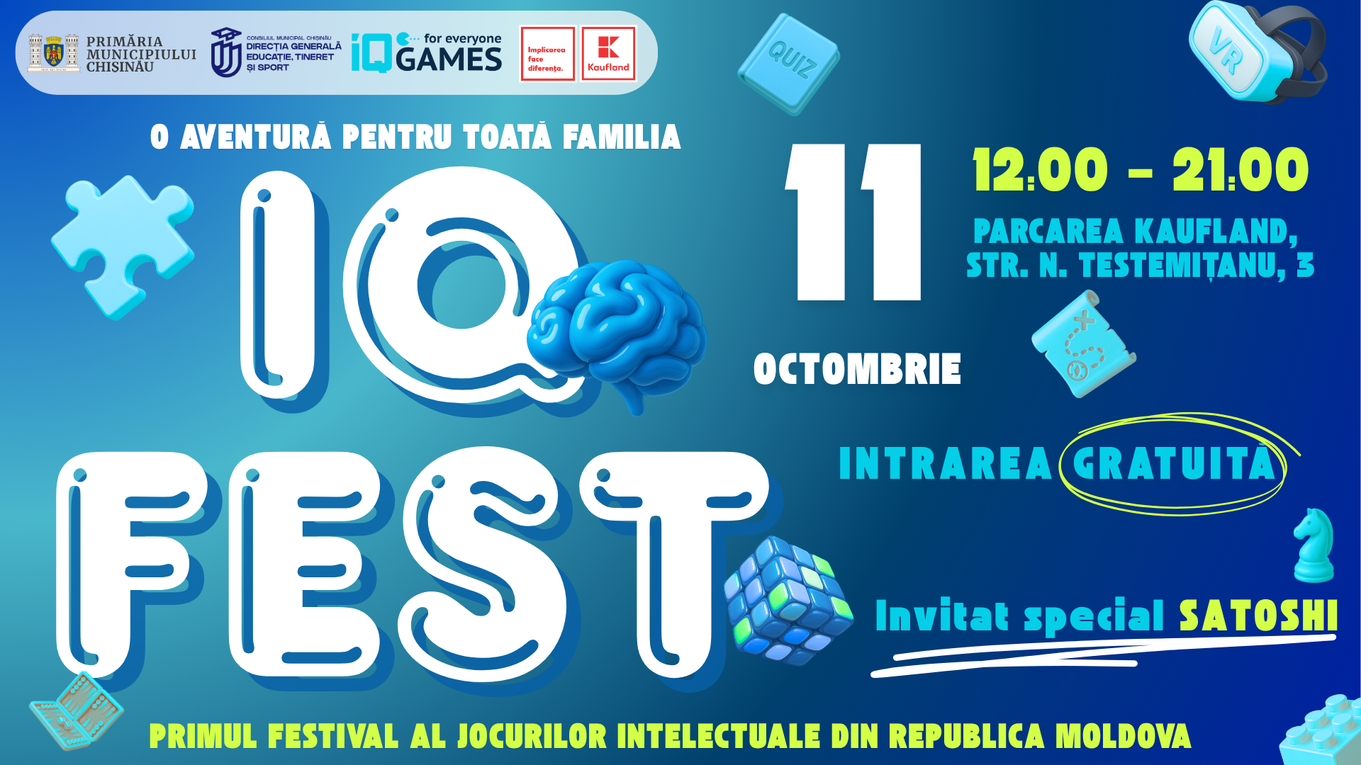 Primul festival de jocuri intelectuale „IQ FEST” la Chișinău