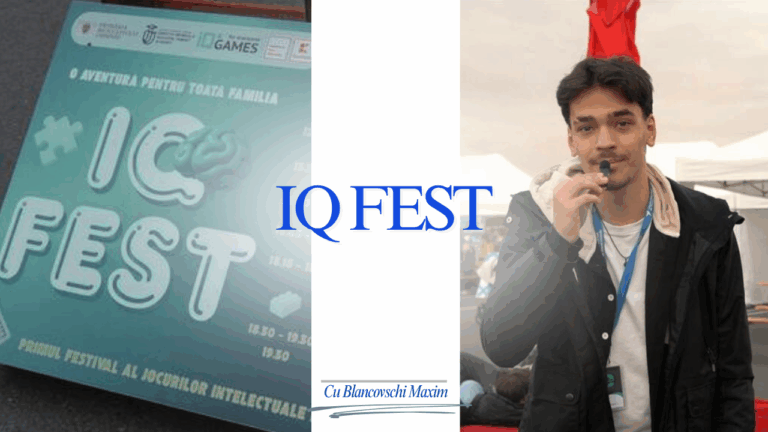 IQ Fest 2025 – ziua în care logica și distracția s-au întâlnit 
