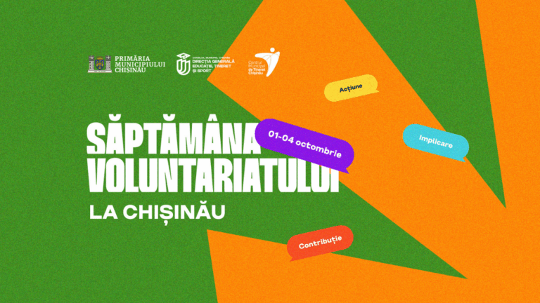 Lansarea oficială a Săptămânii Voluntariatului la Chișinău