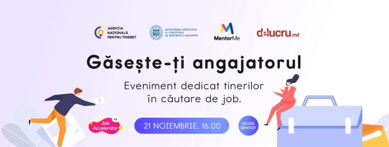 Найди своего работодателя: мероприятие, открывающее двери для молодых людей в Молдове