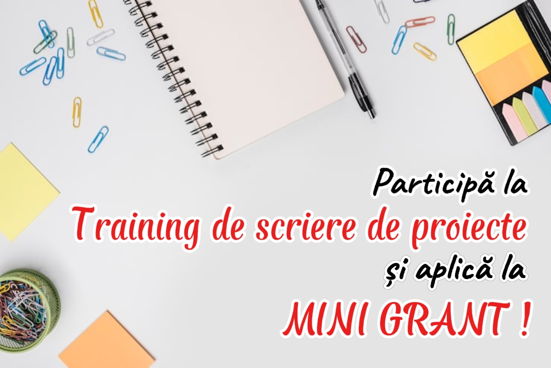 Consiliul Național al Tinerilor din Moldova te invită să aplici la Trainingul de Scriere de Proiecte!