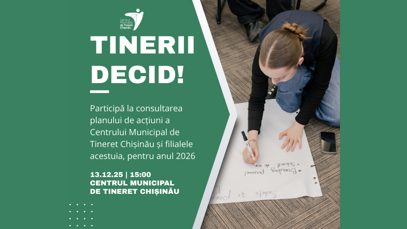 Consultare publică: Tinerii Decid!