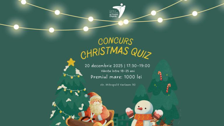 Christmas Quiz la Centrul Municipal de Tineret Chișinău