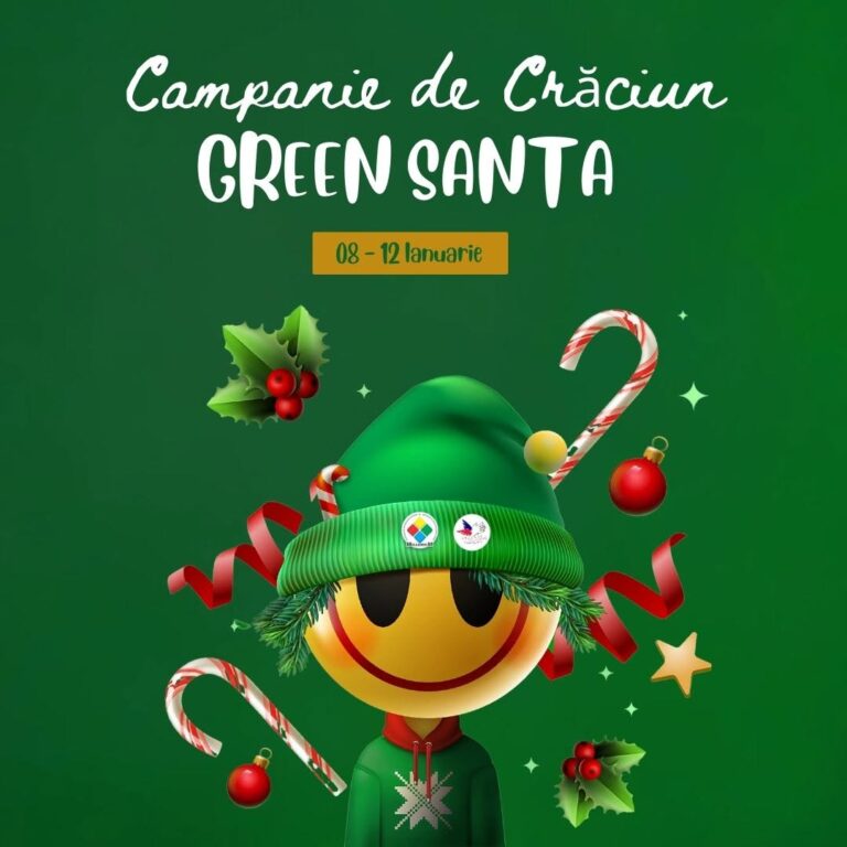 Campania de Crăciun „Green Santa” – o săptămână de creativitate și solidaritate