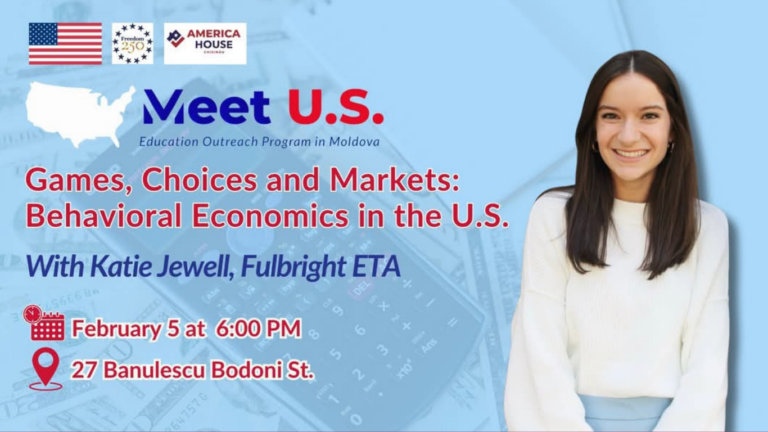 How does American culture influence economic decisions? A new Meet US session at America House Chisinau.