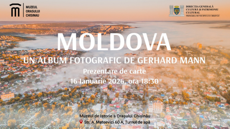 Presentation of the photo album “MOLDOVA” by Gerhard Mann at the Chisinau City History Museum