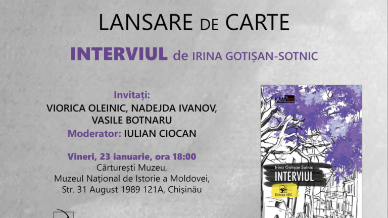 Attend Irina Gotisan-Sotnic’s book launch to mark her literary debut