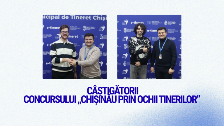 The winners of the “Chisinau through the eyes of young people” contest have been announced