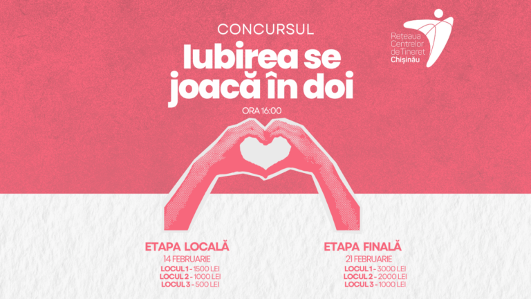 Contest dedicated to couples, organized on Valentine’s Day at Youth Centres in Chisinau