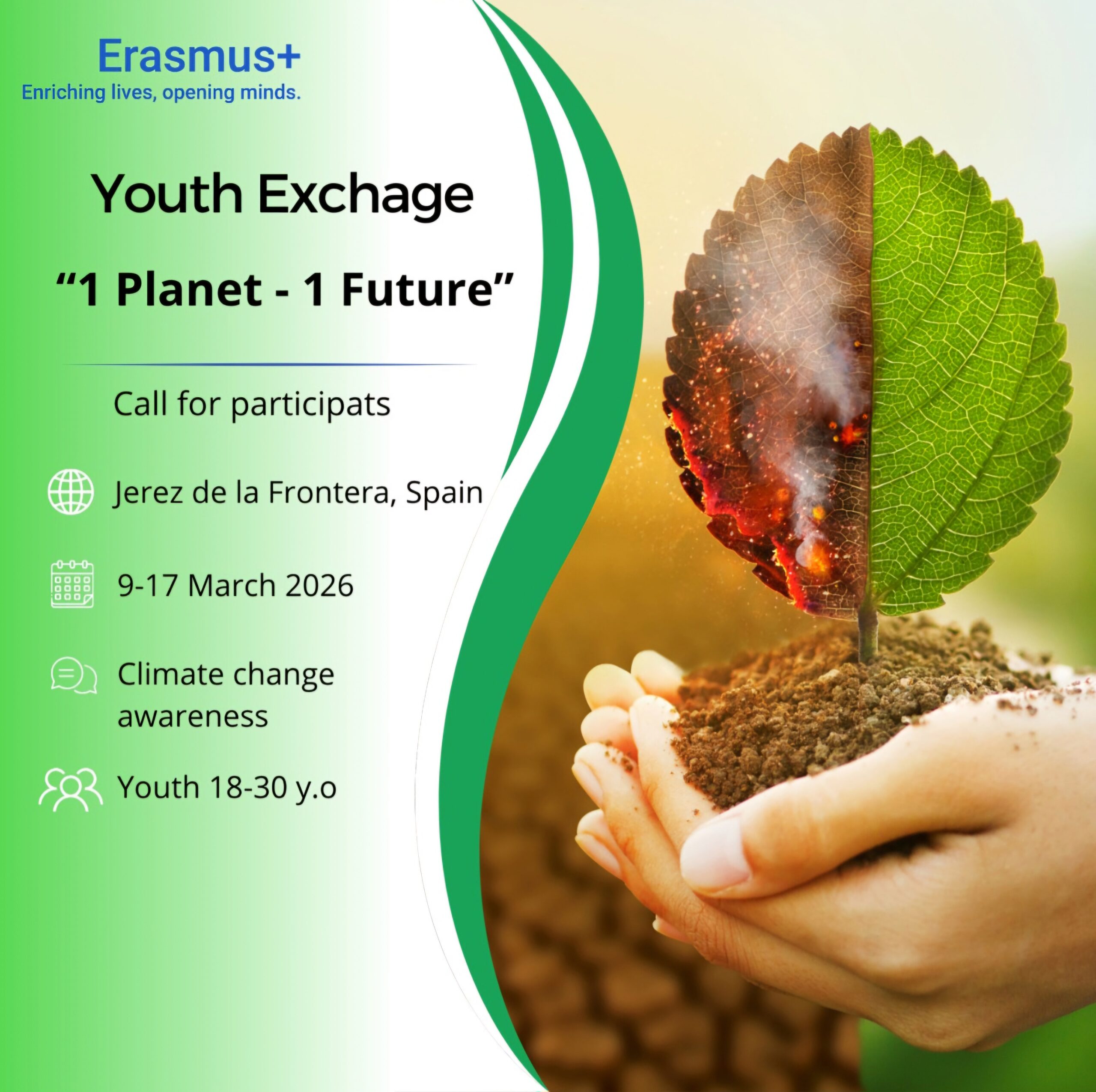 Tineri implicați pentru un viitor sustenabil: Schimbul de tineri „1 Planet, 1 Future” din Spania