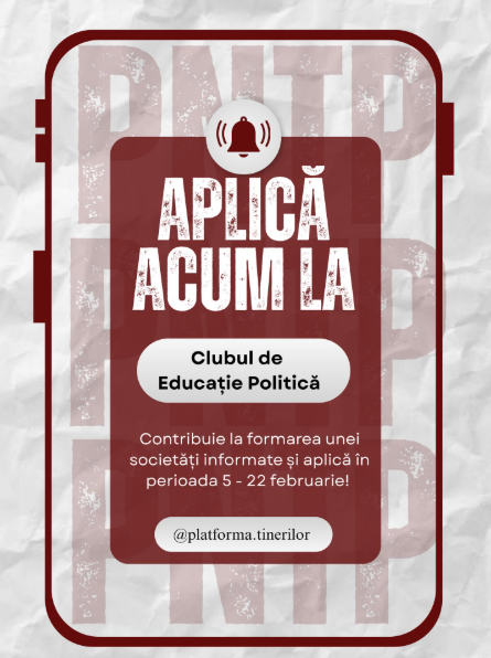 Educația politică pentru tineri: PNTP lansează programul, ediția 2026