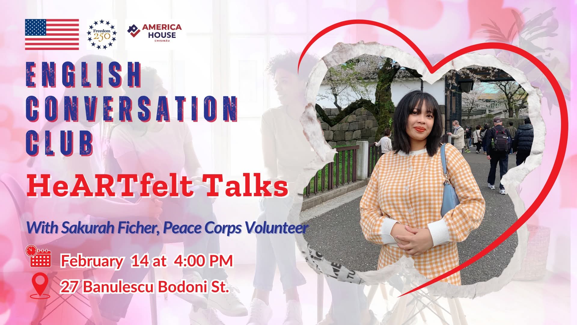 Valentine’s Day la America House Chișinău: idei despre dragoste și activități creative