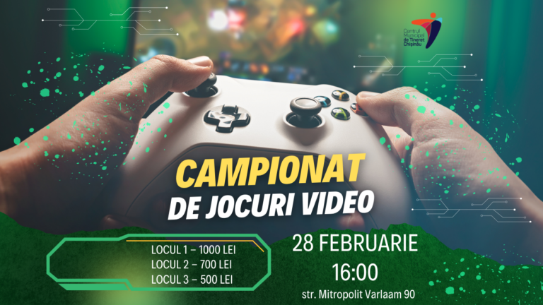 Video game championship at the Chisinau Municipal Youth Center