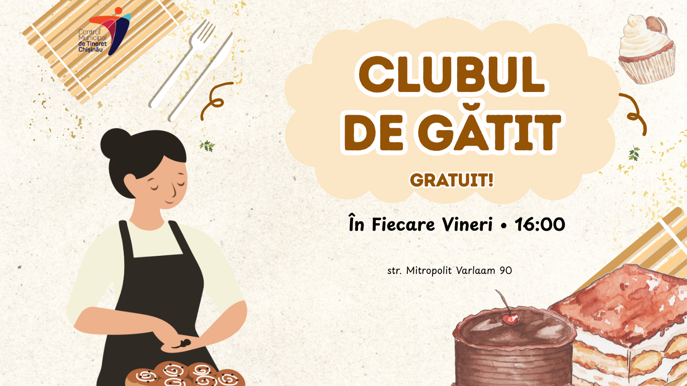 Din bucătărie,  direct în inimă I Alătură-te clubului de Gătit și descoperă noi rețete autentice