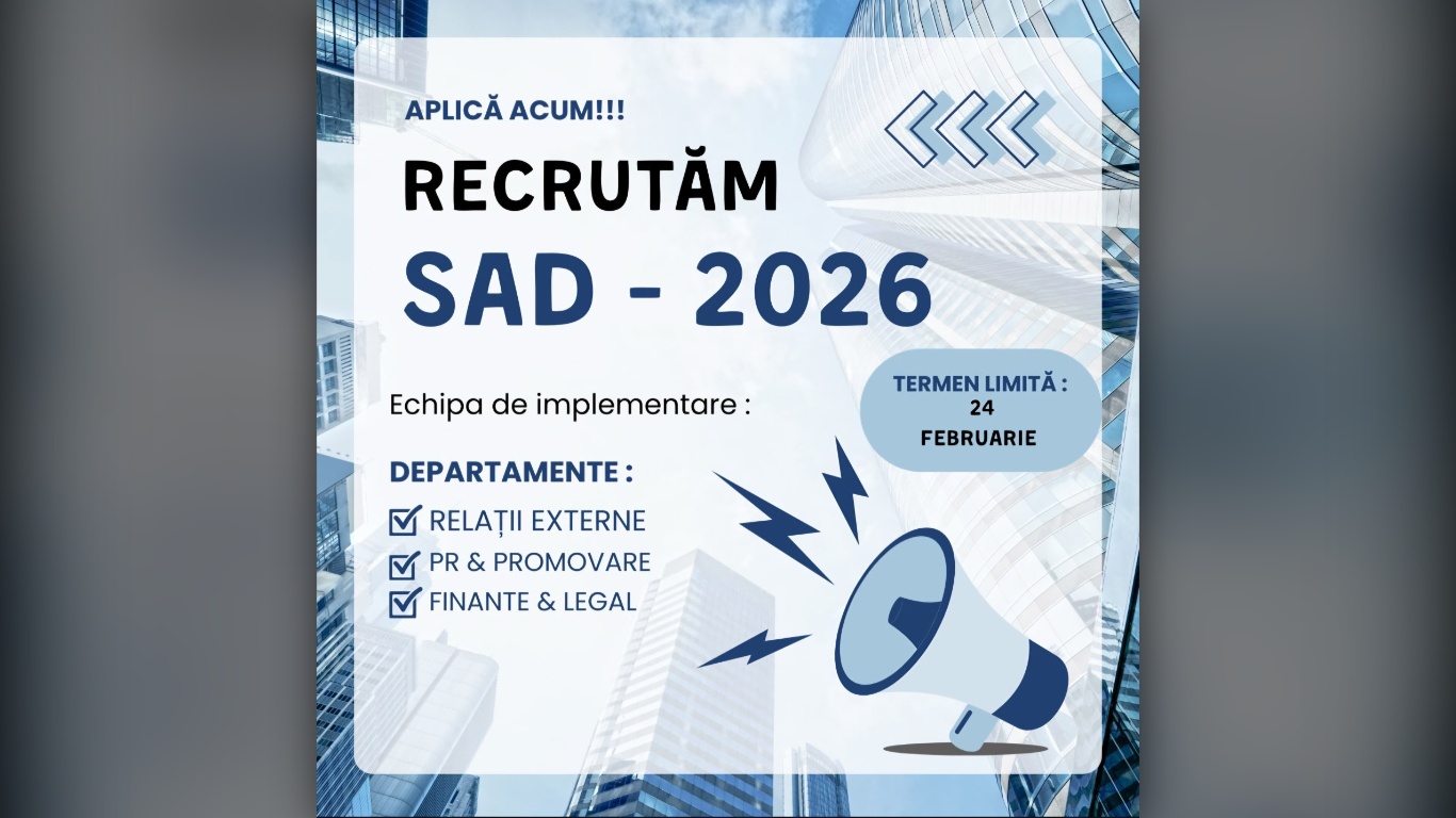 Apel de selecție pentru echipa de organizare a proiectului Solidarity Action Day Moldova 2026