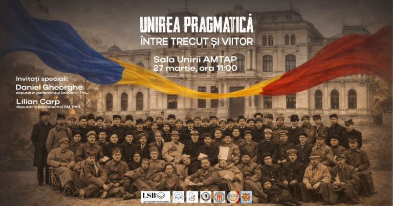 Dezbatere publică dedicată celor 108 ani de la Unirea Basarabiei cu România