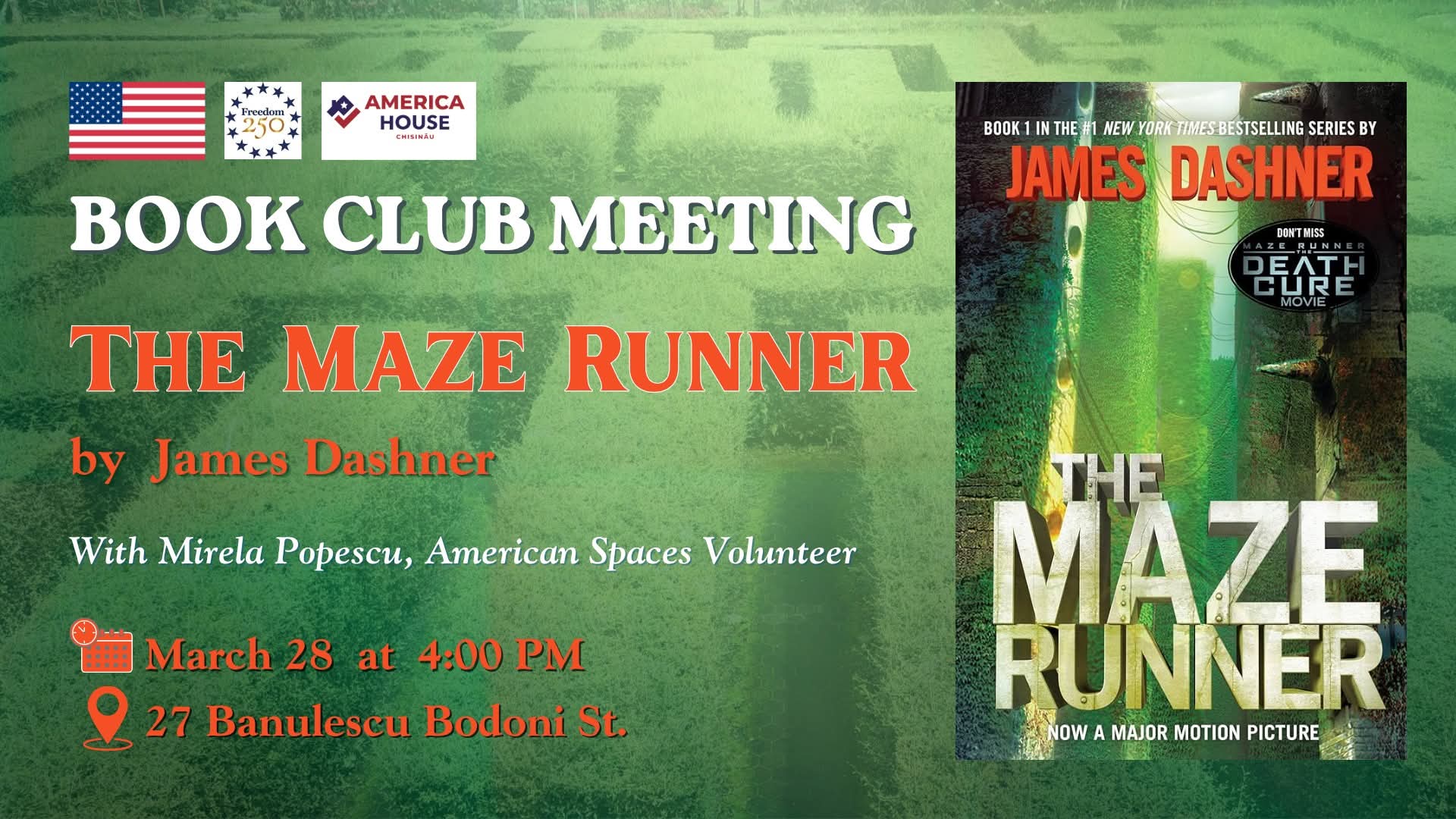 Book Club la America House: „The Maze Runner”