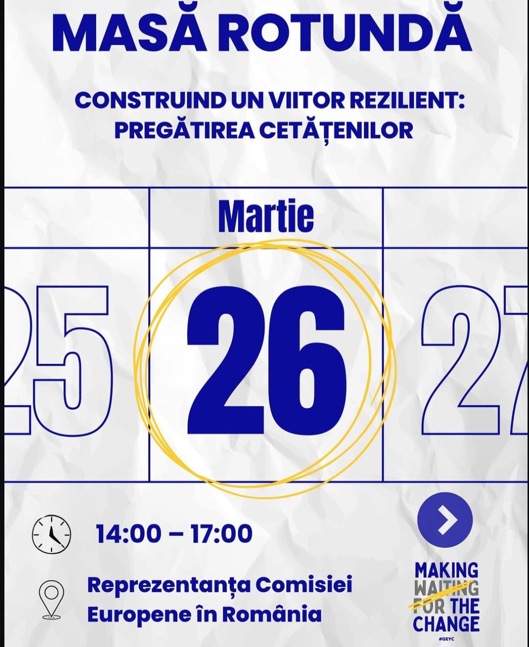 Masă rotundă despre reziliență: cum ne pregătim pentru crizele viitorului