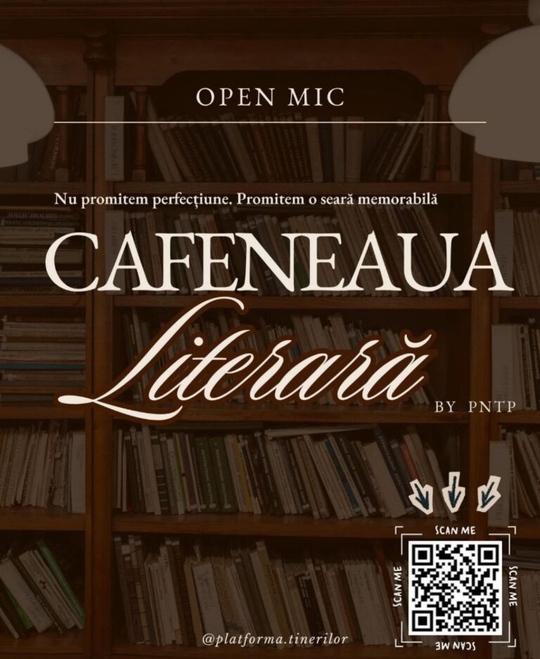 Cafeneaua literară revine cu o nouă ediție 