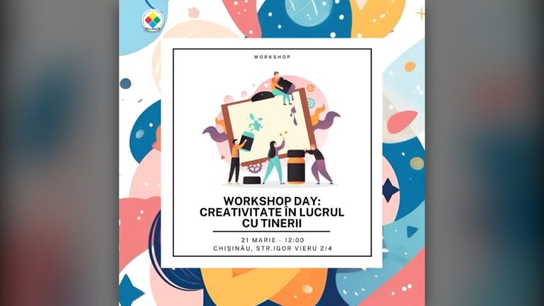 Atelier practic pentru lucrători de tineret: Metode creative de sprijin emoțional