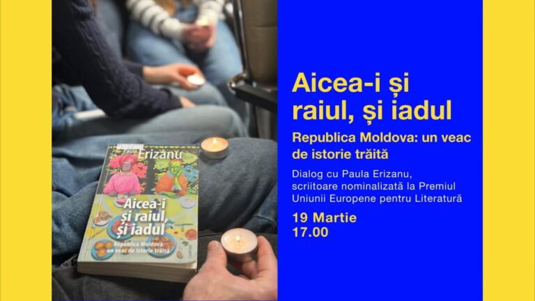 Dialog cu Paula Erizanu la Europe Café