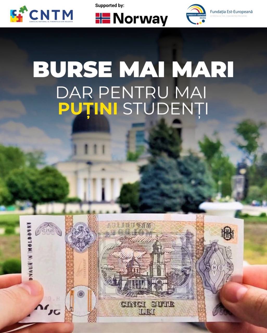 Burse mai mari în Republica Moldova din toamna anului 2026: Beneficii crescute, dar pentru mai puțini studenți