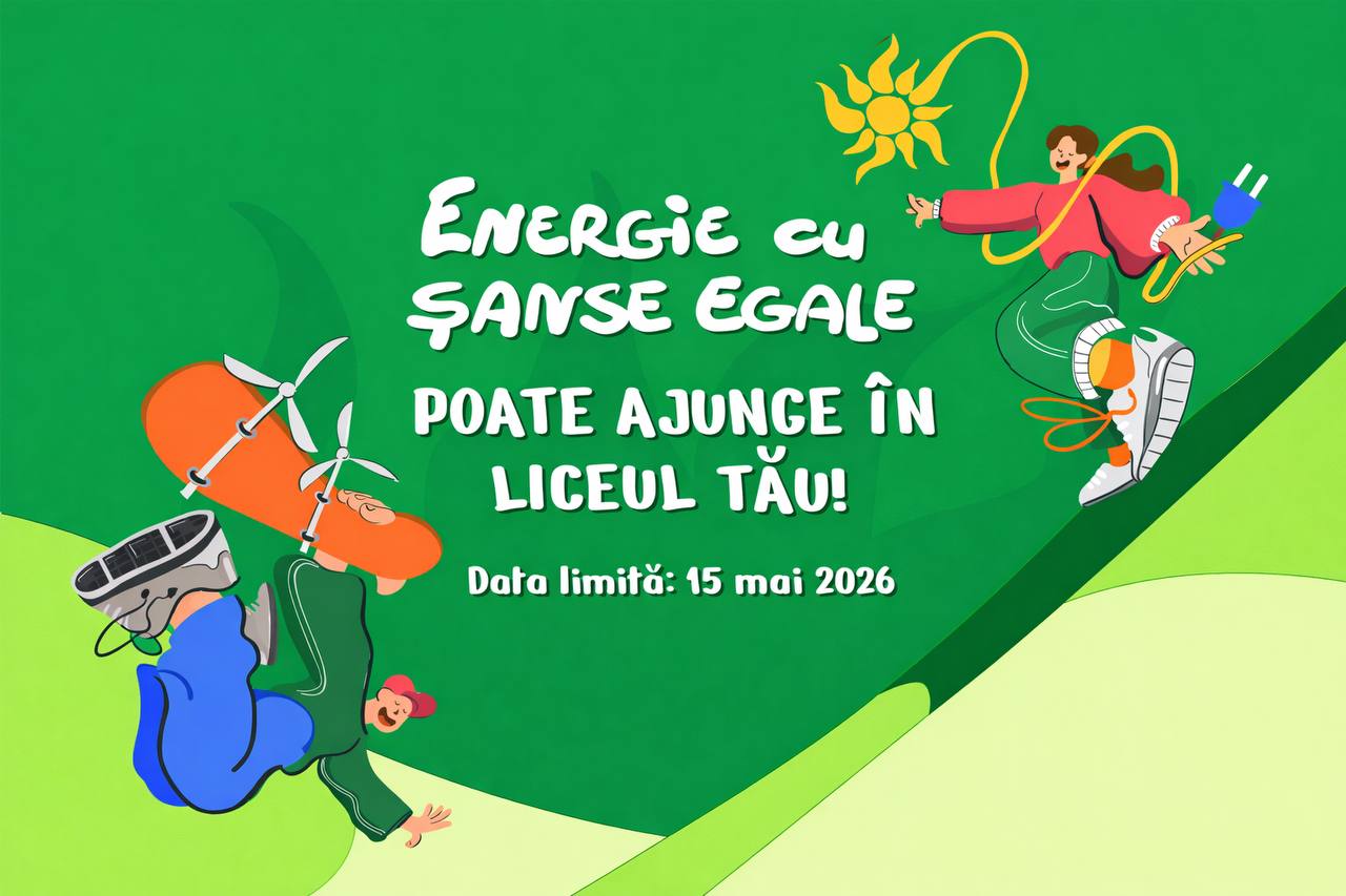 Start înscrieri: 10 licee din Moldova vor găzdui quiz-ul interactiv „Energie cu șanse egale”