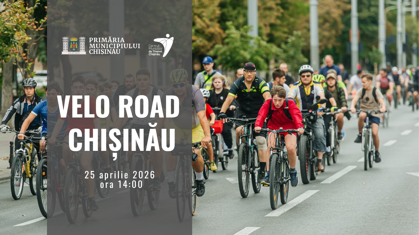 Velo Road Chișinău revine: pedalăm împreună pentru un oraș mai verde