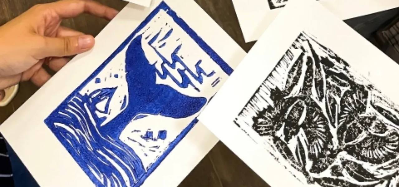 Atelier practic de linogravură la Muzeul Național de Artă al Moldovei