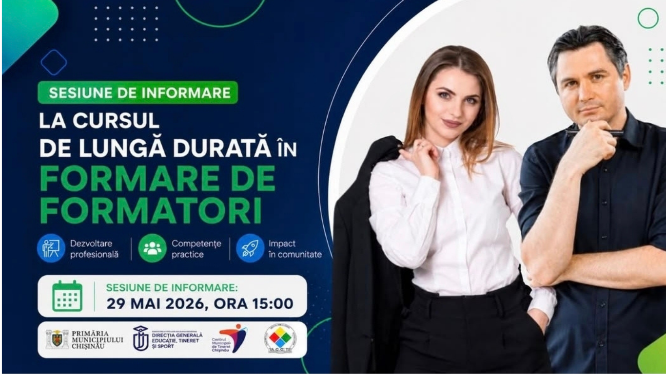 Participă la cursul de lungă durată de “Formare de Formatori”, ediția a XII