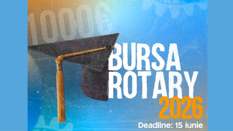 Beneficiază de Bursa Rotary, ediția 2026