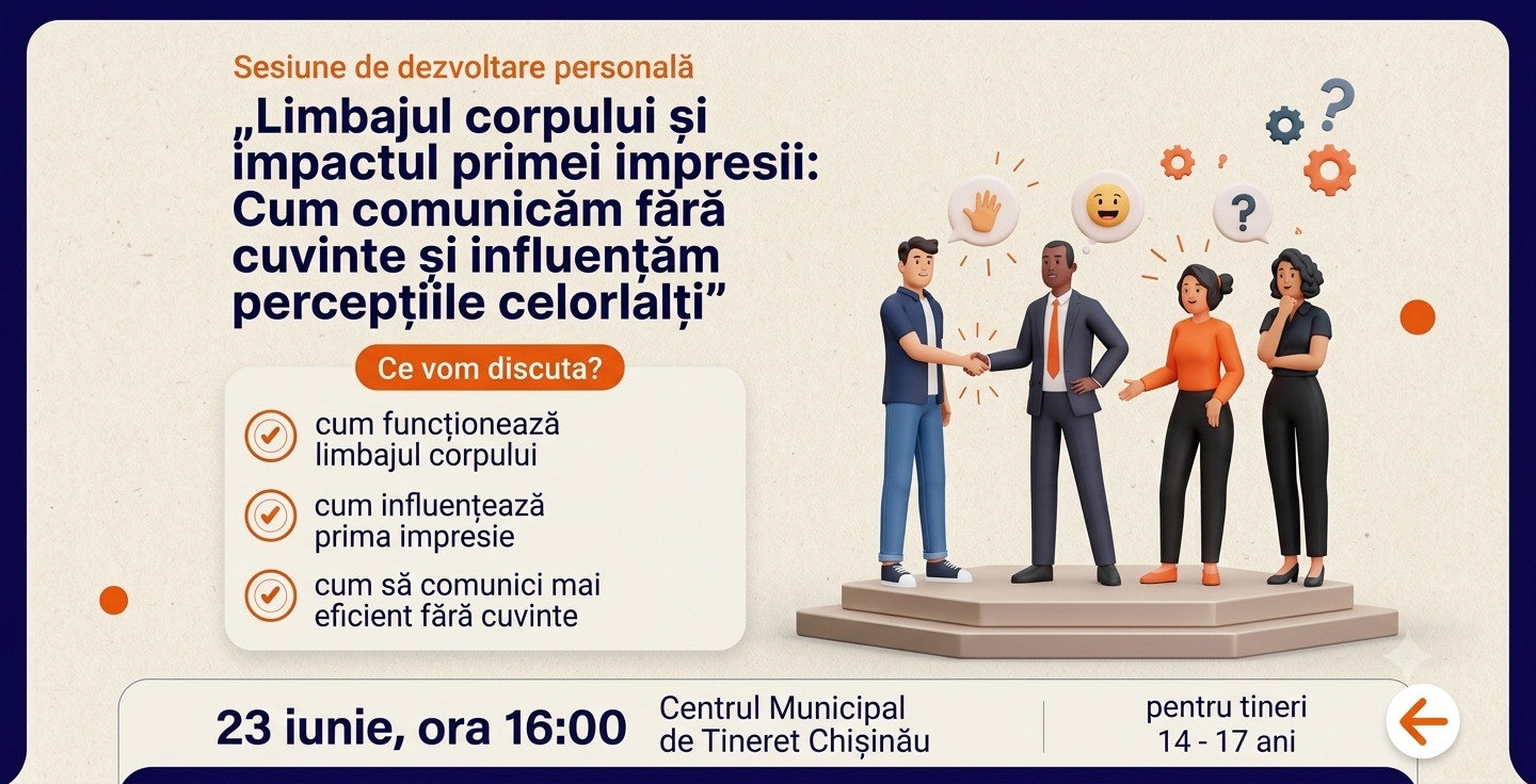 Limbajul corpului și prima impresie: cum comunicăm fără cuvinte