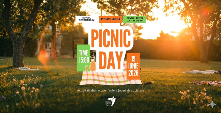 Picnic colorat în Parcul Dendrariu: tinerii sunt invitați la o după-amiază de socializare și jocuri în aer liber