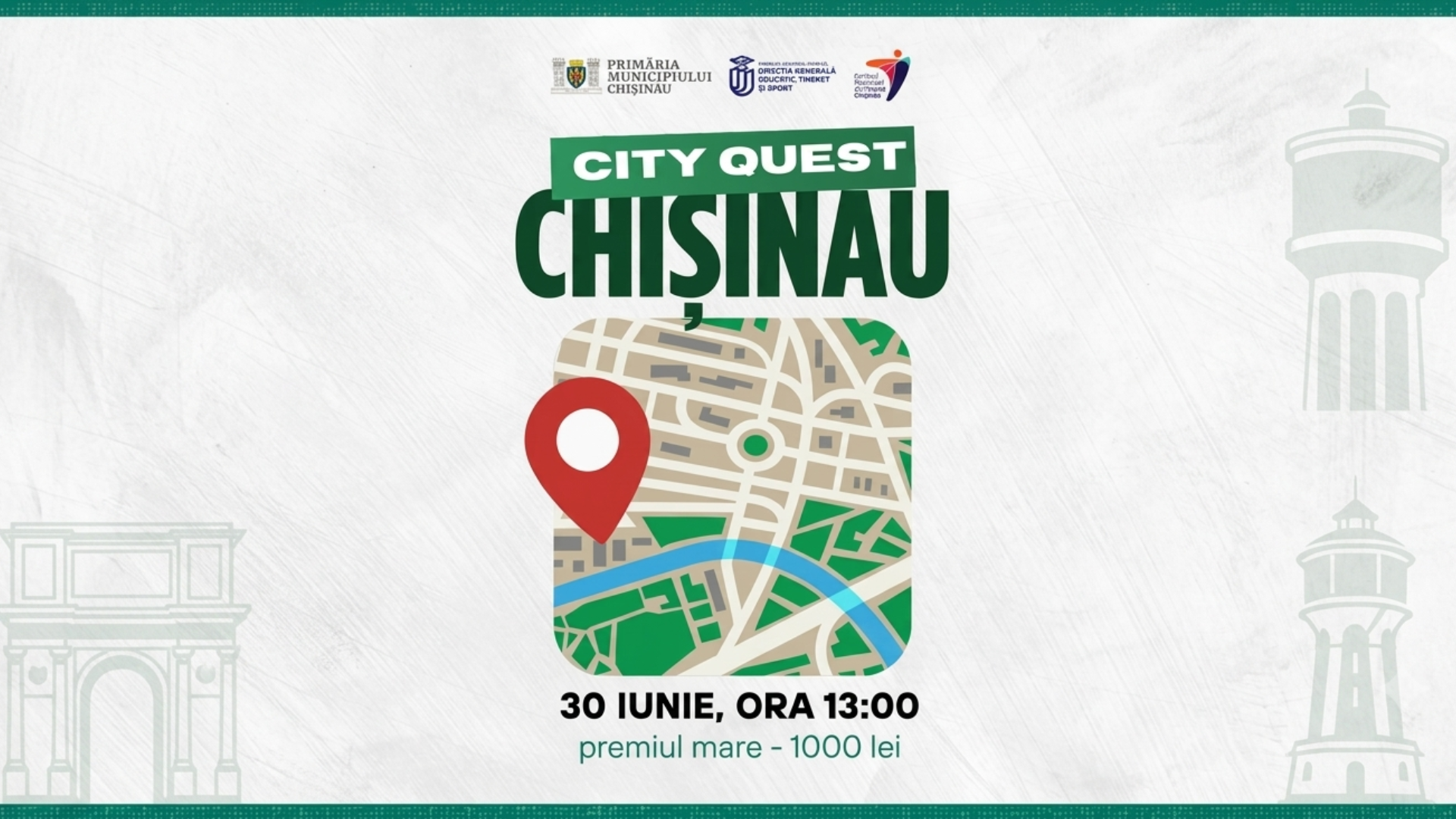 City Quest în Chișinău: aventură urbană pentru tineri cu premii și provocări interactive