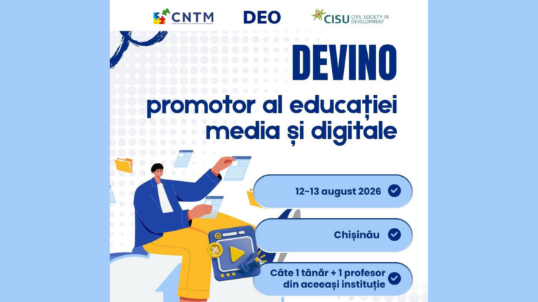 Știi cum deosebești informațiile adevărate de cele false?  Devino promotor al educației digitale! 