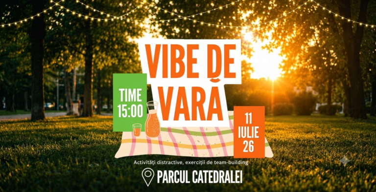 Vibe de Vară: o experiență de socializare, jocuri și energie pentru tineri în Parcul Catedralei