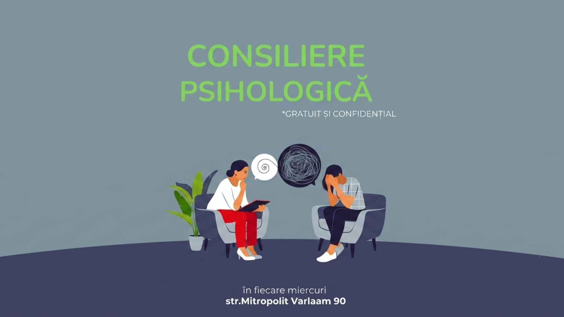 Consiliere psihologică gratuită pentru tineri la Centrul Municipal de Tineret Chișinău