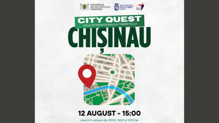 Are you ready to discover Chișinău in a whole new way? City Quest ZIT2026 challenges you to explore the city