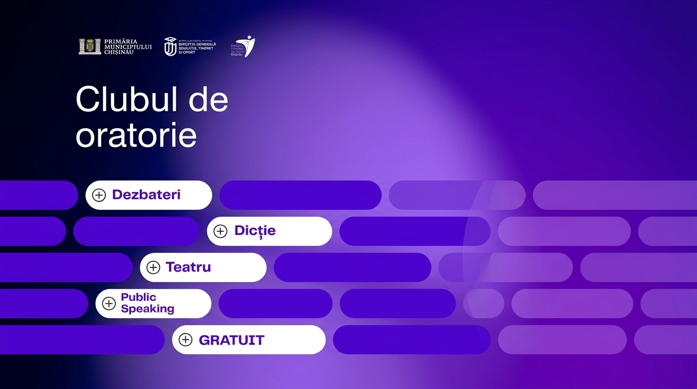 SE LANSEAZĂ ÎNSCRIERILE LA CLUBUL DE ORATORIE