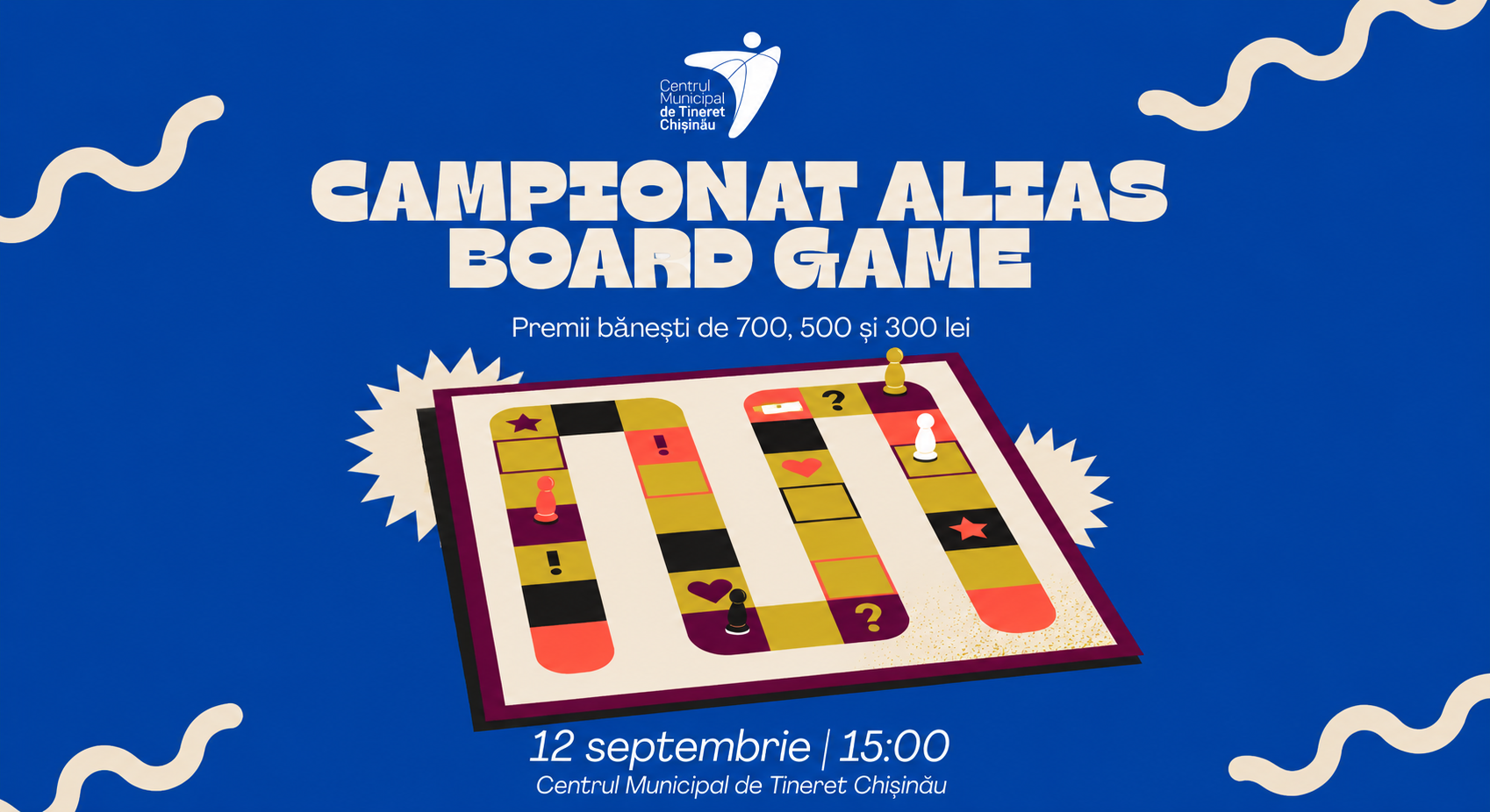 Pe 12 septembrie, te așteptăm la Campionatul de joc de societate „Alias”, o competiție în care comunicarea, creativitatea și viteza de reacție fac diferența!
