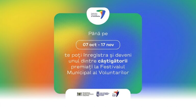 AU FOST LANSATE ÎNSCRIERILE LA FESTIVALUL MUNICIPAL AL VOLUNTARILOR 2026