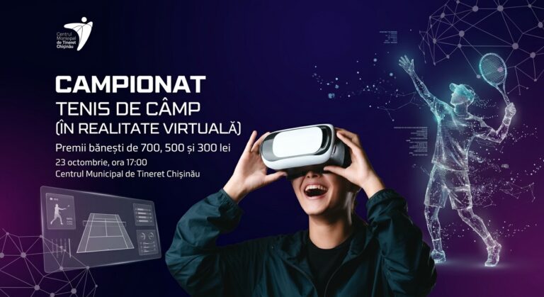 Campionatul de Tenis de Câmp în realitate virtuală!
