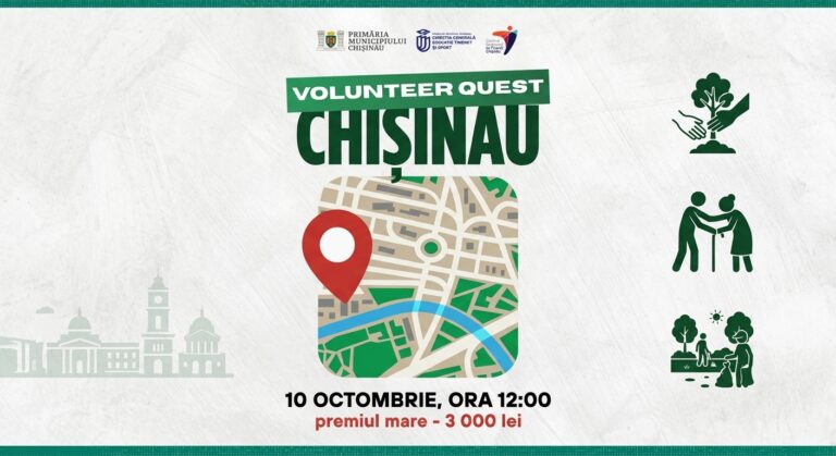 VOLUNTEER QUEST | Descoperim Chișinăul prin implicare!