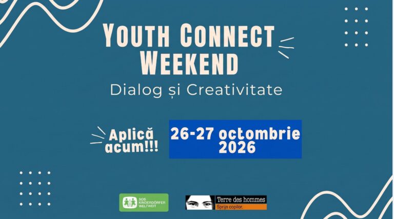 Ești gata pentru Youth Connect Weekend:Dialog și Creativitate?